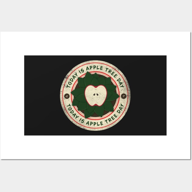 Today is Apple Tree Day Wall Art by lvrdesign